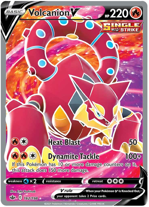 Volcanion V (162/198) [Sword & Shield: Chilling Reign] | Chromatic Games