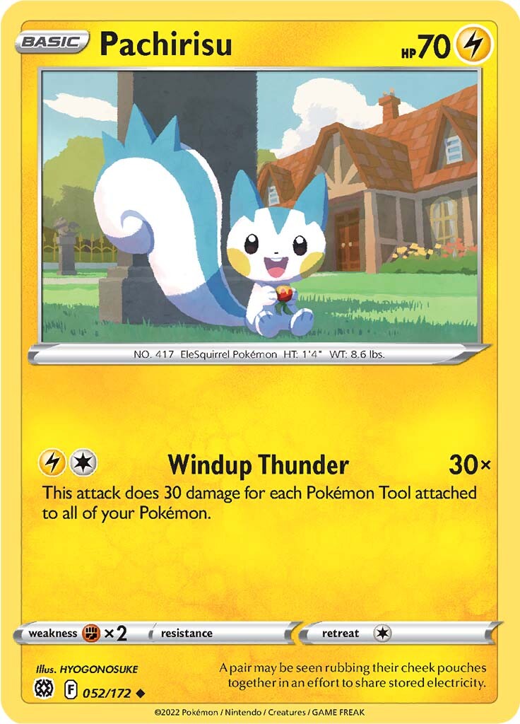 Pachirisu (052/172) [Sword & Shield: Brilliant Stars] | Chromatic Games
