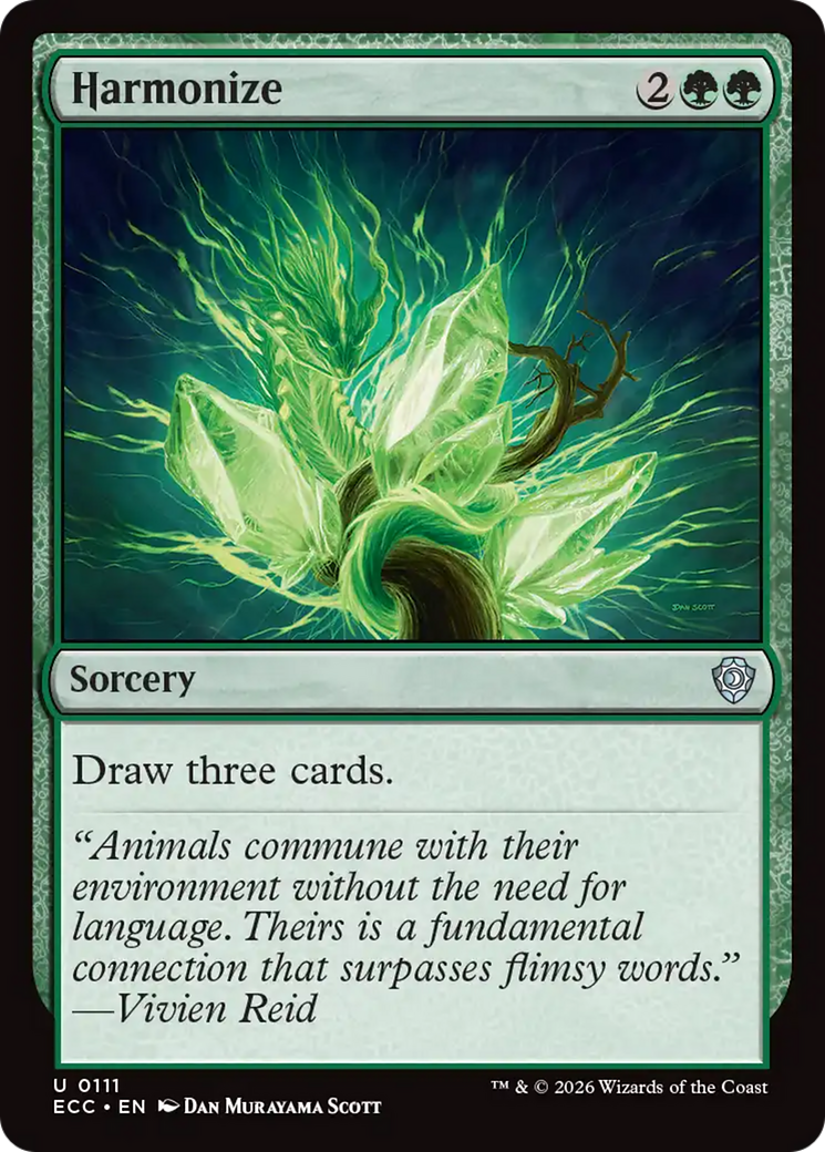 Harmonize [Lorwyn Eclipsed Commander] | Chromatic Games
