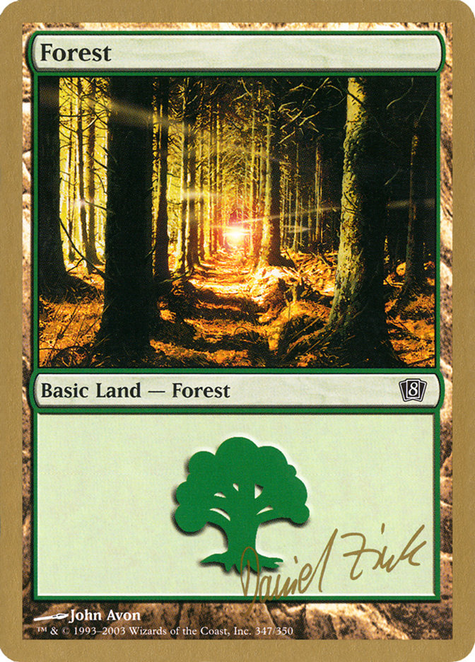 Forest (dz347) (Daniel Zink) [World Championship Decks 2003] | Chromatic Games