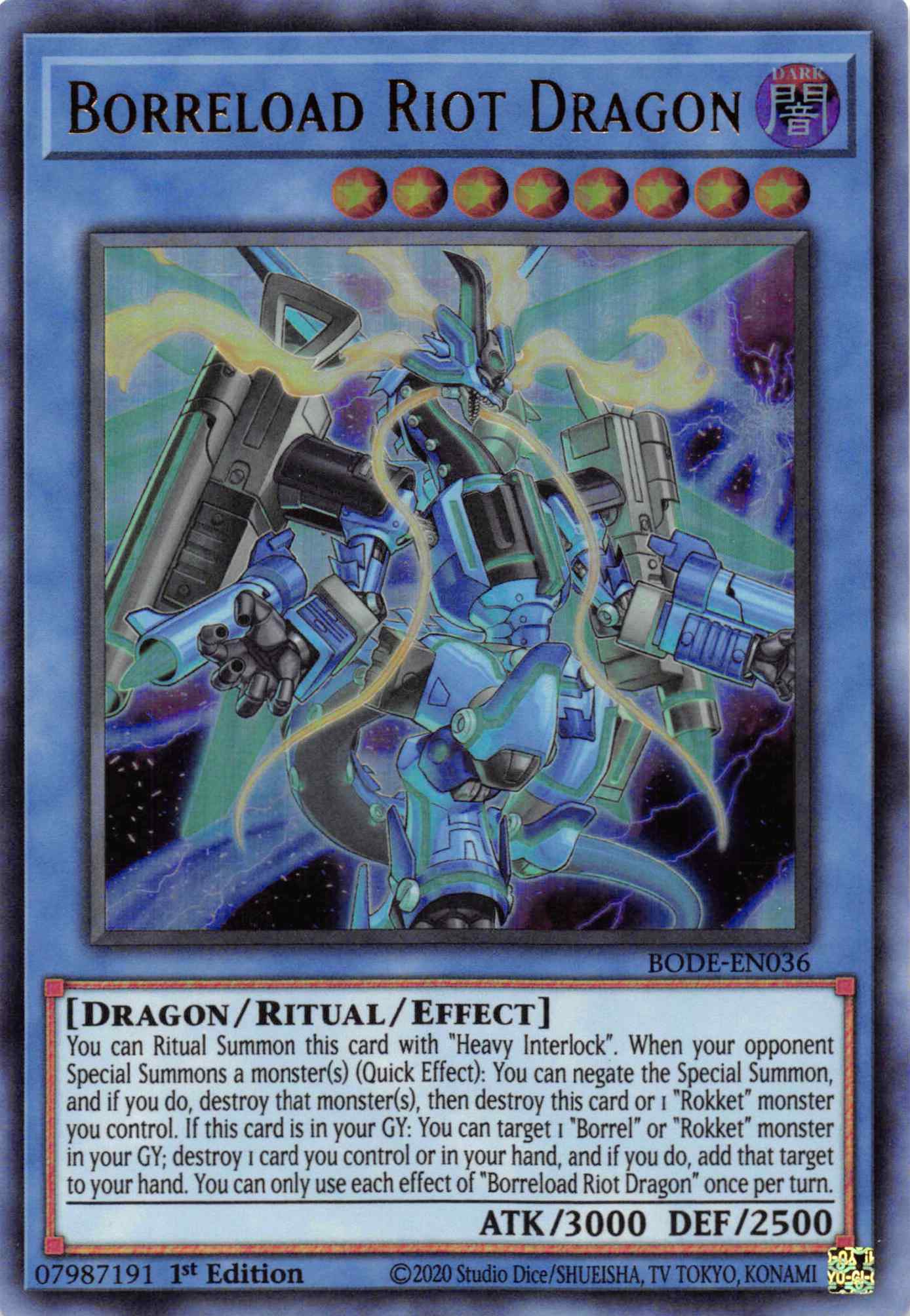 Borreload Riot Dragon [BODE-EN036] Ultra Rare | Chromatic Games