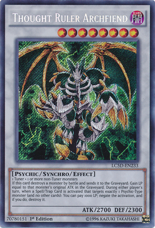 Thought Ruler Archfiend [LC5D-EN233] Secret Rare | Chromatic Games