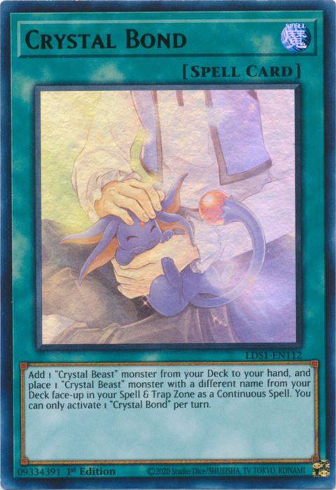 Crystal Bond (Purple) [LDS1-EN112] Ultra Rare | Chromatic Games
