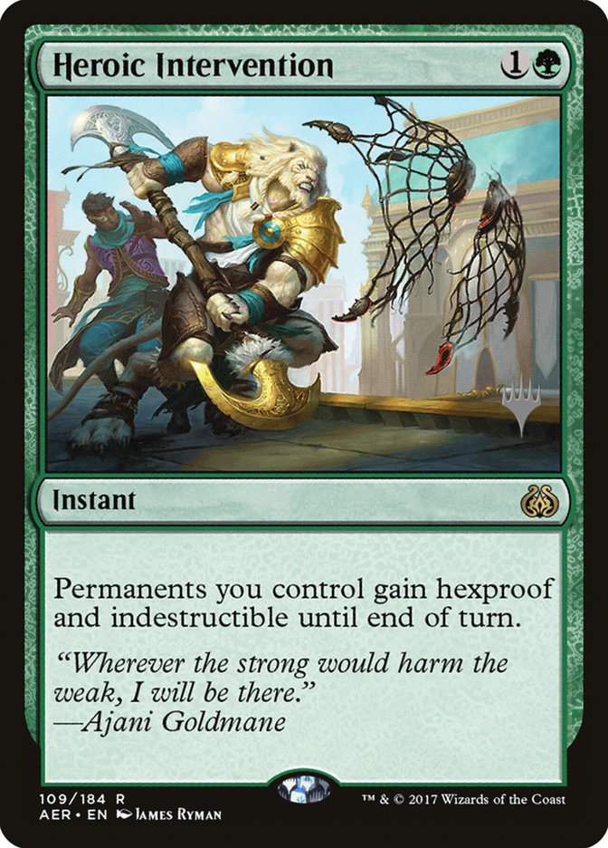 Heroic Intervention (Promo Pack) [Aether Revolt Promos] | Chromatic Games