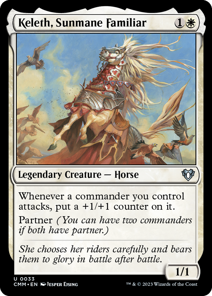 Keleth, Sunmane Familiar [Commander Masters] | Chromatic Games