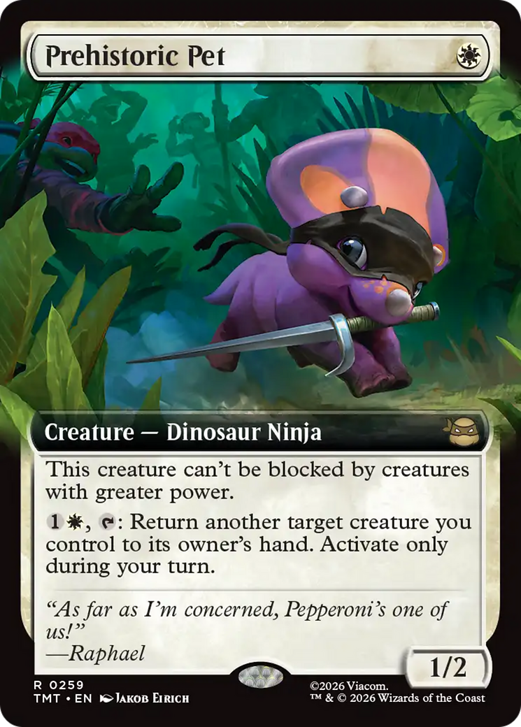 Prehistoric Pet (Extended Art) [Teenage Mutant Ninja Turtles] | Chromatic Games