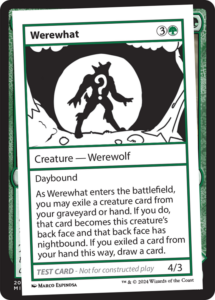 Werewhat [Mystery Booster 2 Playtest Cards] | Chromatic Games