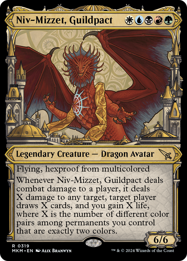 Niv-Mizzet, Guildpact (Showcase) (319) [Murders at Karlov Manor] | Chromatic Games