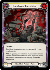 Runeblood Incantation (Yellow) [EVR108] (Everfest)  1st Edition Rainbow Foil | Chromatic Games