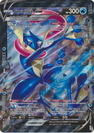 Greninja V-Union (Jumbo Card) [Sword & Shield: Black Star Promos] | Chromatic Games