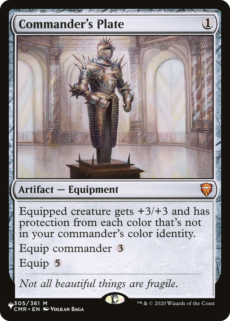 Commander's Plate [The List] | Chromatic Games