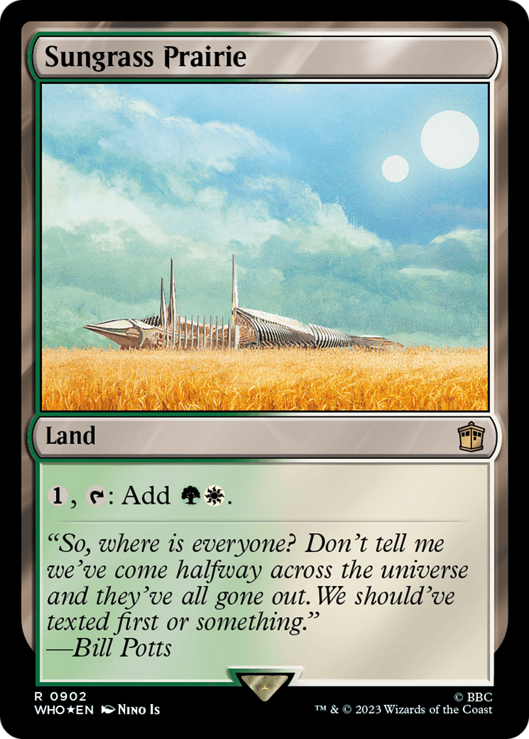 Sungrass Prairie (Surge Foil) [Doctor Who] | Chromatic Games
