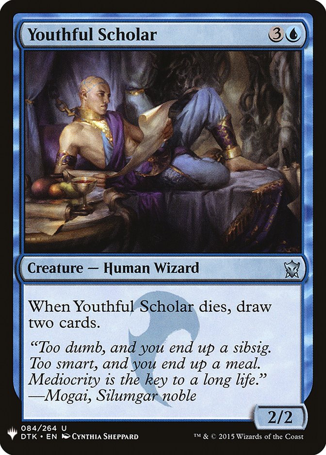 Youthful Scholar [Mystery Booster] | Chromatic Games