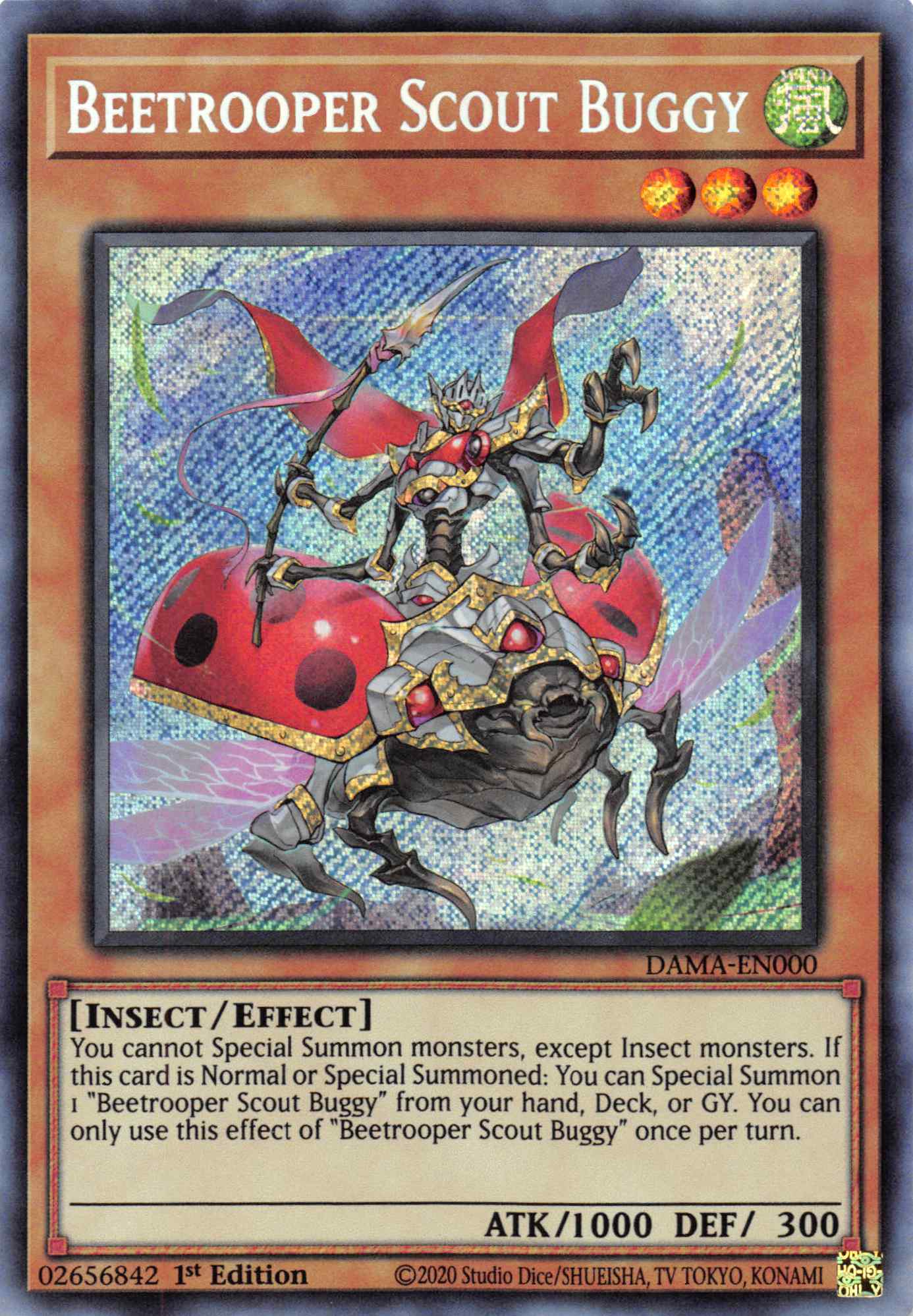 Beetrooper Scout Buggy [DAMA-EN000] Secret Rare | Chromatic Games
