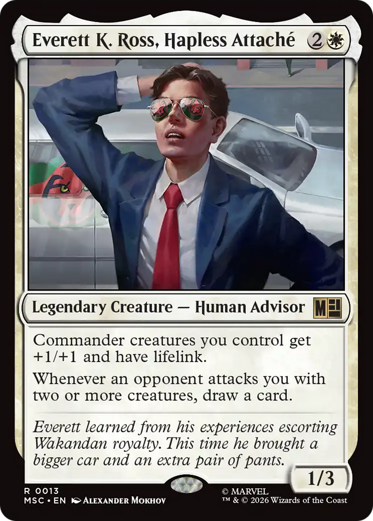 Everett K. Ross, Hapless Attache [Marvel Super Heroes Commander] | Chromatic Games