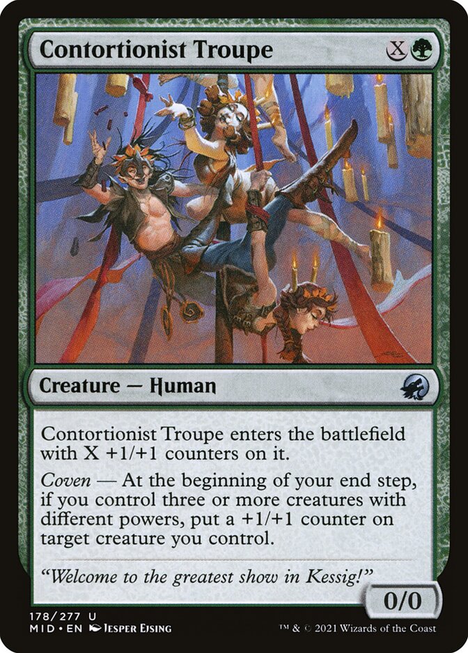 Contortionist Troupe 178/277 (Innistrad: Midnight Hunt)  | Chromatic Games