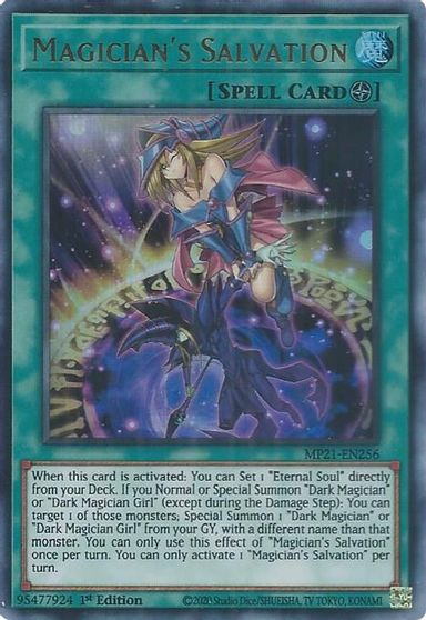 Magician's Salvation [MP21-EN256] Ultra Rare | Chromatic Games