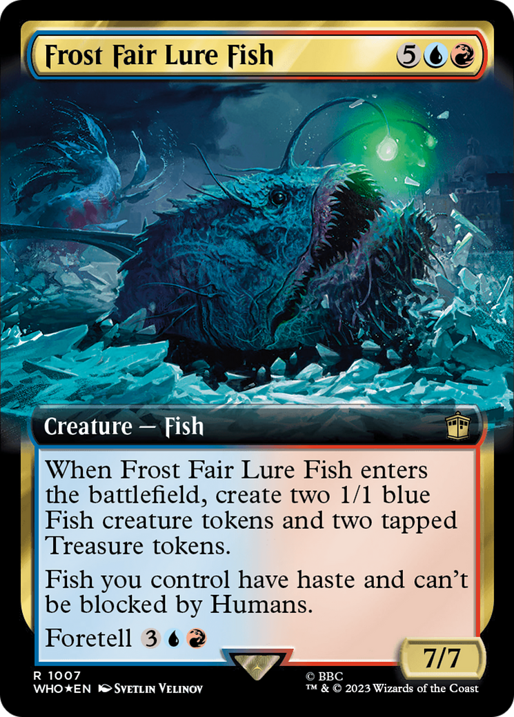 Frost Fair Lure Fish (Extended Art) (Surge Foil) [Doctor Who] | Chromatic Games