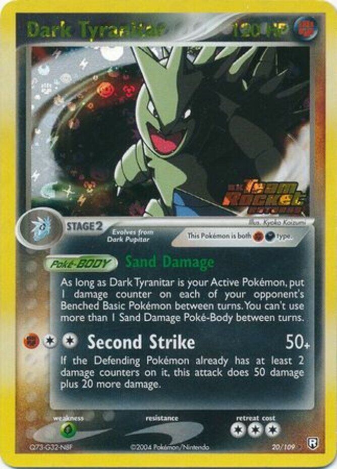 Dark Tyranitar (20/109) (Stamped) [EX: Team Rocket Returns] | Chromatic Games