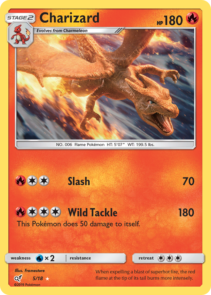 Charizard (5/18) [Sun & Moon: Detective Pikachu] | Chromatic Games