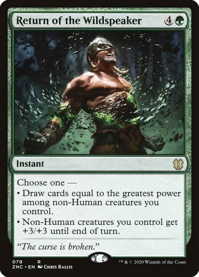 Return of the Wildspeaker 79/142 (Commander: Zendikar Rising)  | Chromatic Games