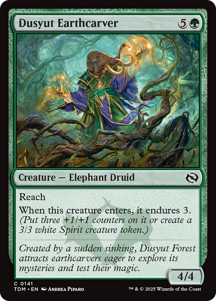 Dusyut Earthcarver [Tarkir: Dragonstorm] | Chromatic Games