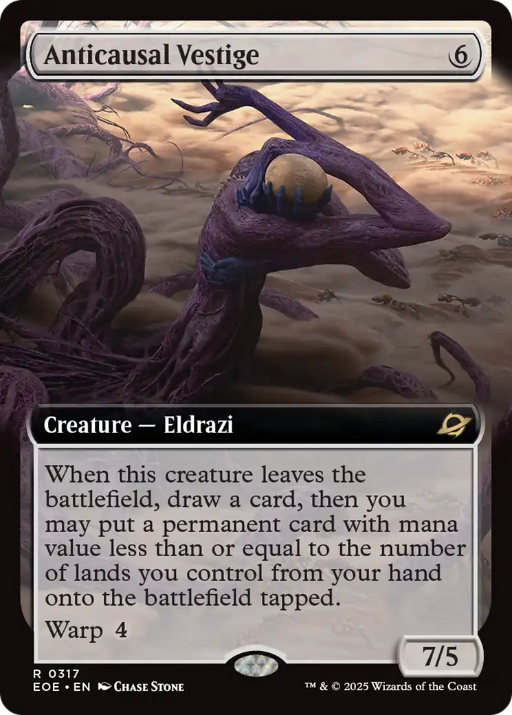 Anticausal Vestige (Extended Art) [Edge of Eternities] | Chromatic Games