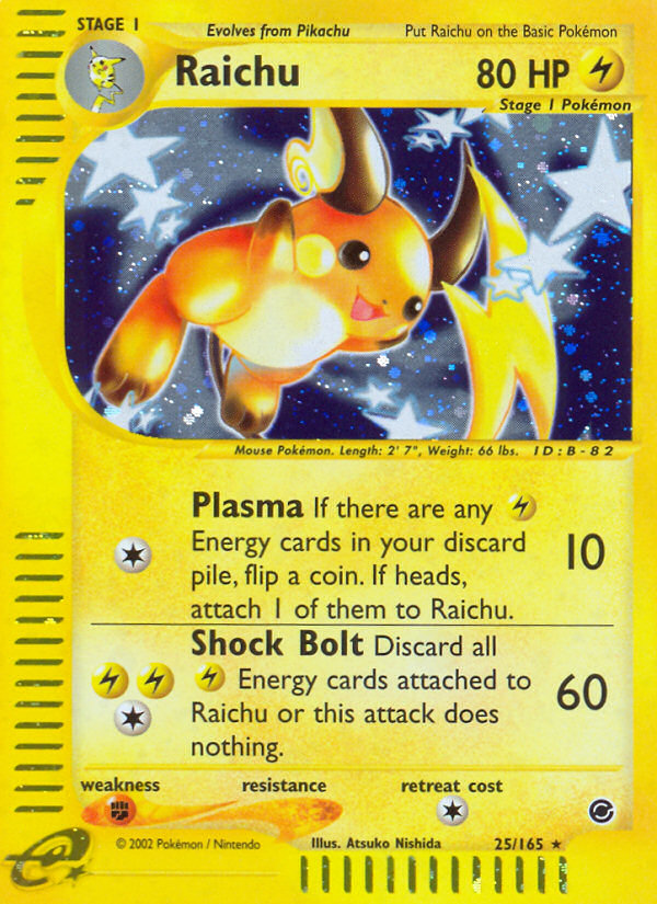 Raichu (25/165) [Expedition: Base Set] | Chromatic Games