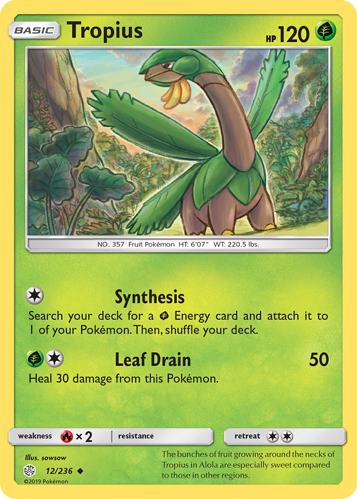 Tropius (12/236) [Sun & Moon: Cosmic Eclipse] | Chromatic Games