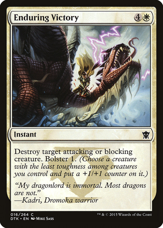 Enduring Victory 16/264 (Dragons of Tarkir)  | Chromatic Games