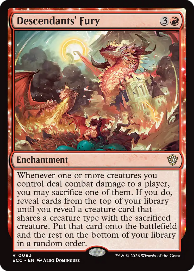 Descendants' Fury [Lorwyn Eclipsed Commander] | Chromatic Games