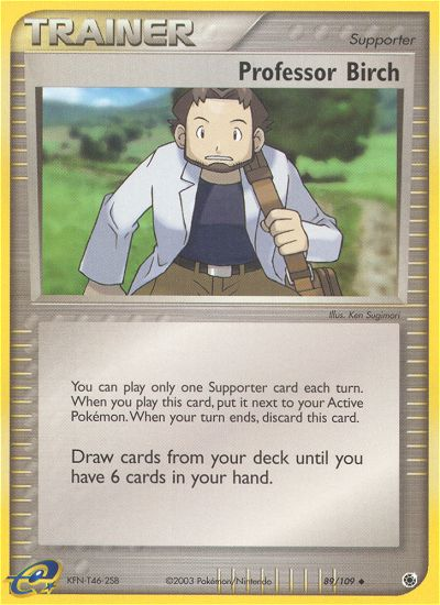 Professor Birch (89/109) [EX: Ruby & Sapphire] | Chromatic Games
