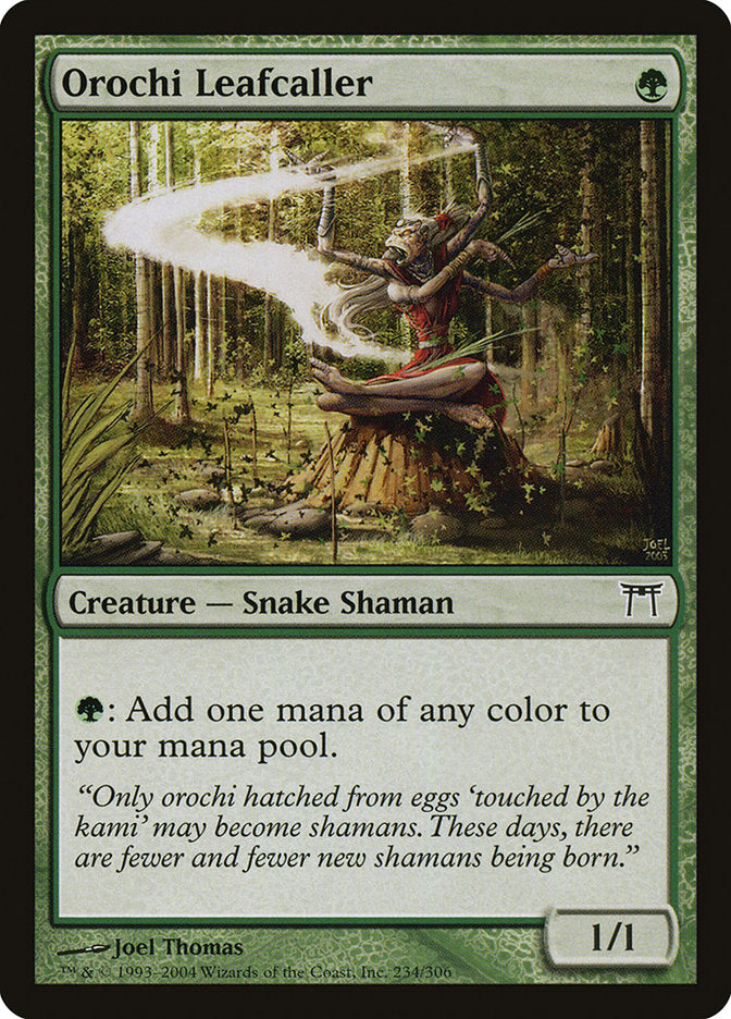 Orochi Leafcaller 234/306 (Champions of Kamigawa)  | Chromatic Games