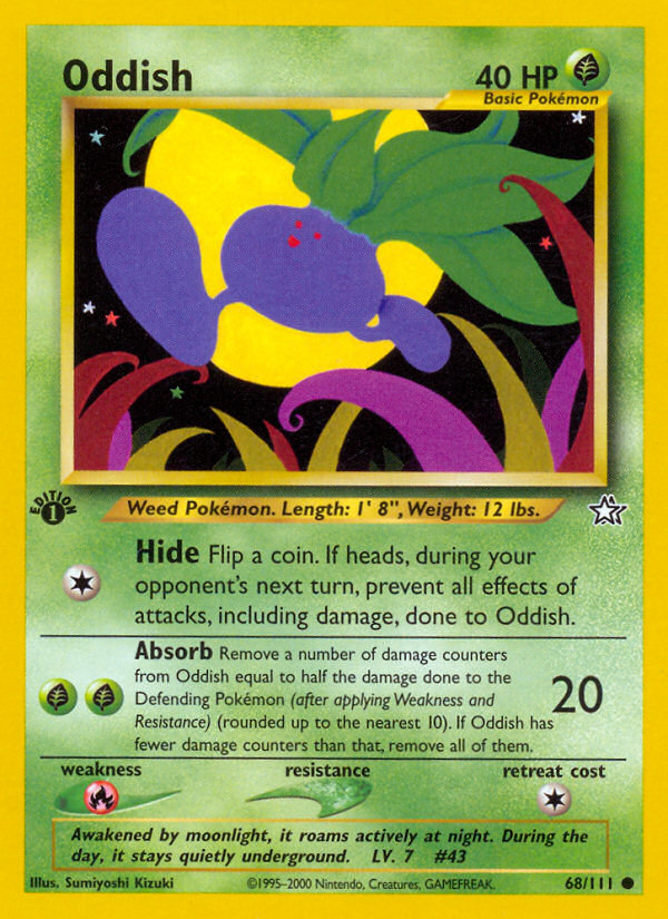 Oddish (68/111) [Neo Genesis 1st Edition] | Chromatic Games