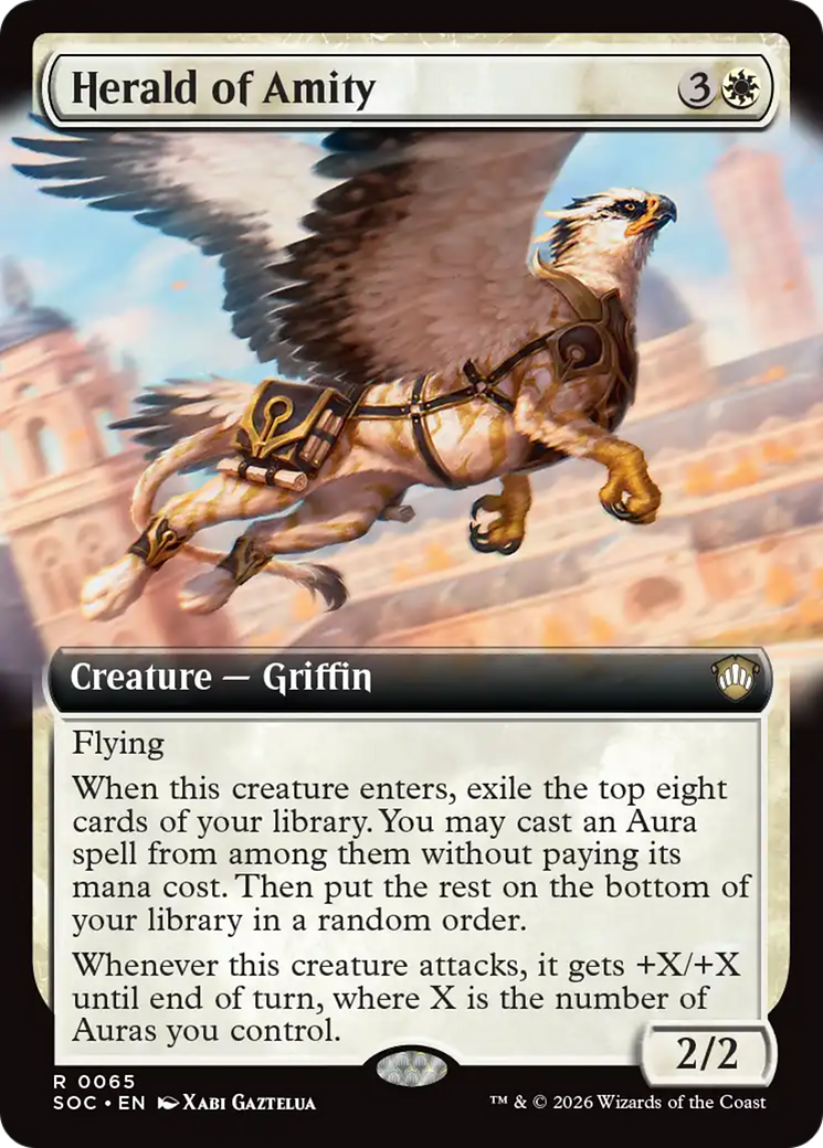 Herald of Amity (Extended Art) [Secrets of Strixhaven Commander] | Chromatic Games