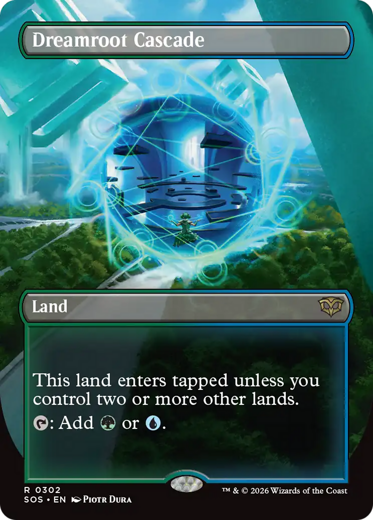 Dreamroot Cascade (Borderless) [Secrets of Strixhaven] | Chromatic Games