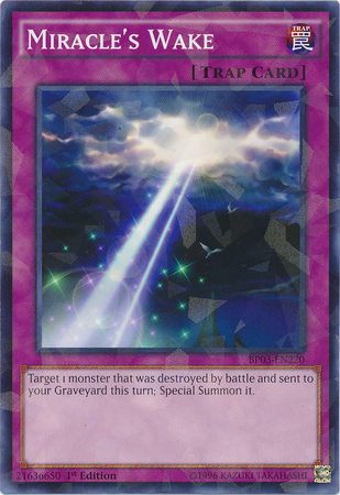 Miracle's Wake [BP03-EN220] Shatterfoil Rare | Chromatic Games