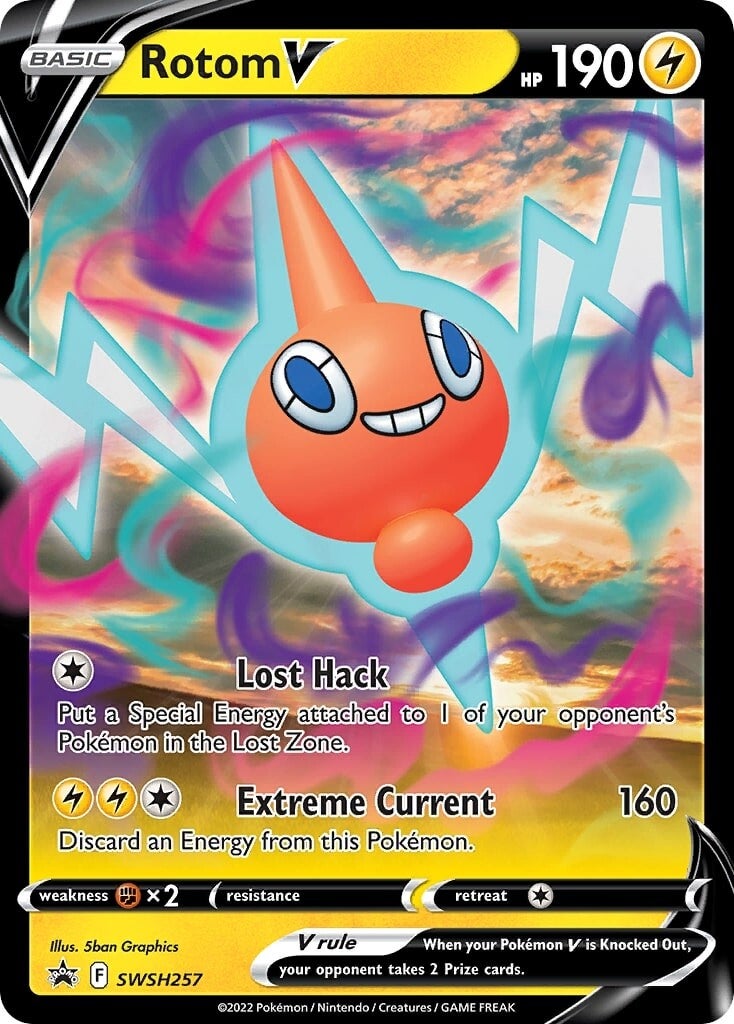 Rotom V (SWSH257) [Sword & Shield: Black Star Promos] | Chromatic Games