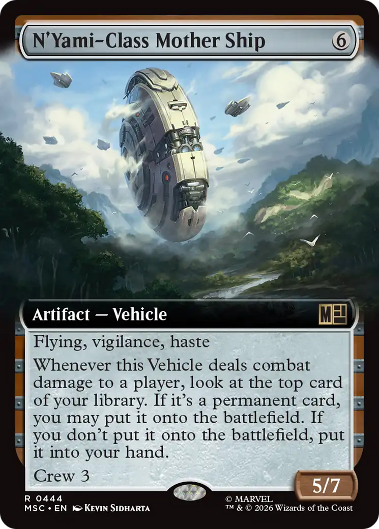 N'Yami-Class Mother Ship (Extended Art) [Marvel Super Heroes Commander] | Chromatic Games