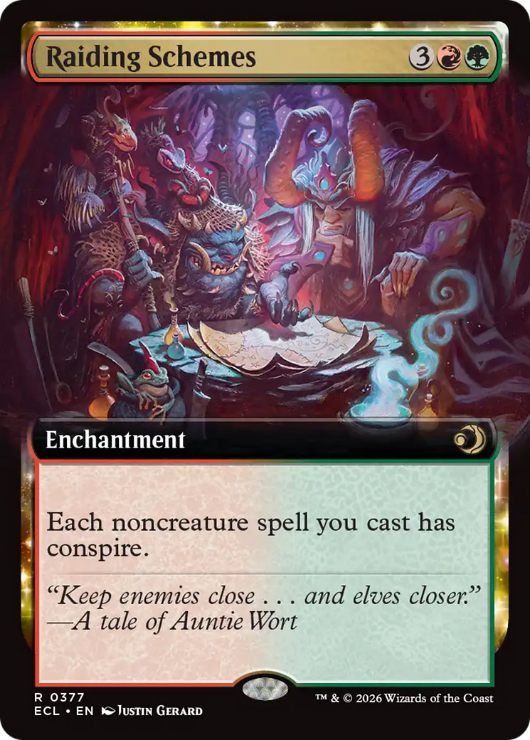 Raiding Schemes (Extended Art) [Lorwyn Eclipsed] | Chromatic Games