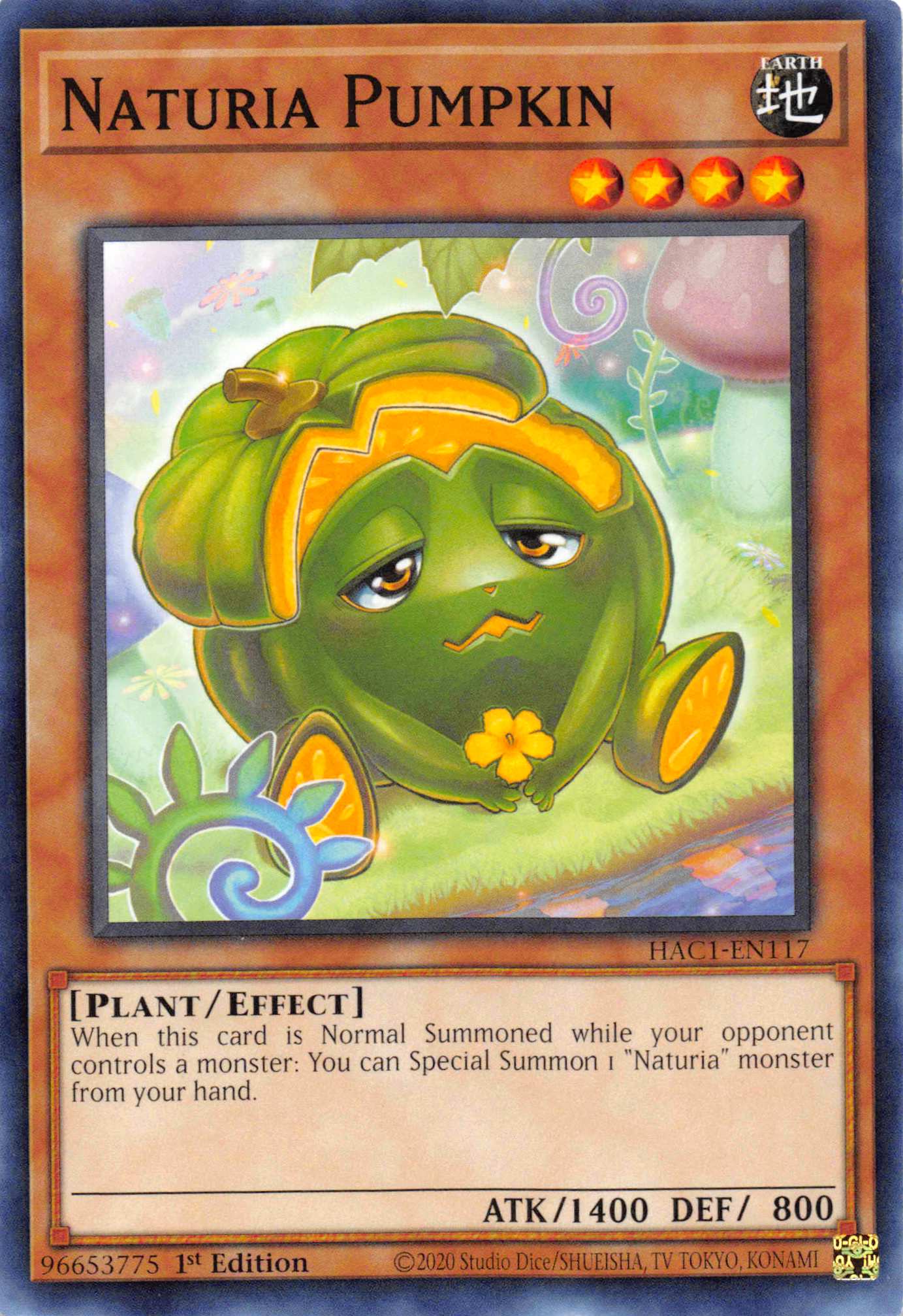 Naturia Pumpkin [HAC1-EN117] Common | Chromatic Games