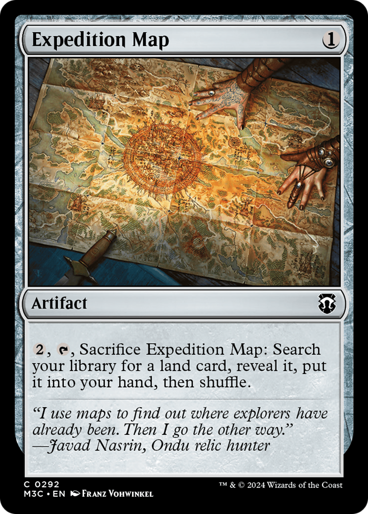 Expedition Map (Ripple Foil) [Modern Horizons 3 Commander] | Chromatic Games