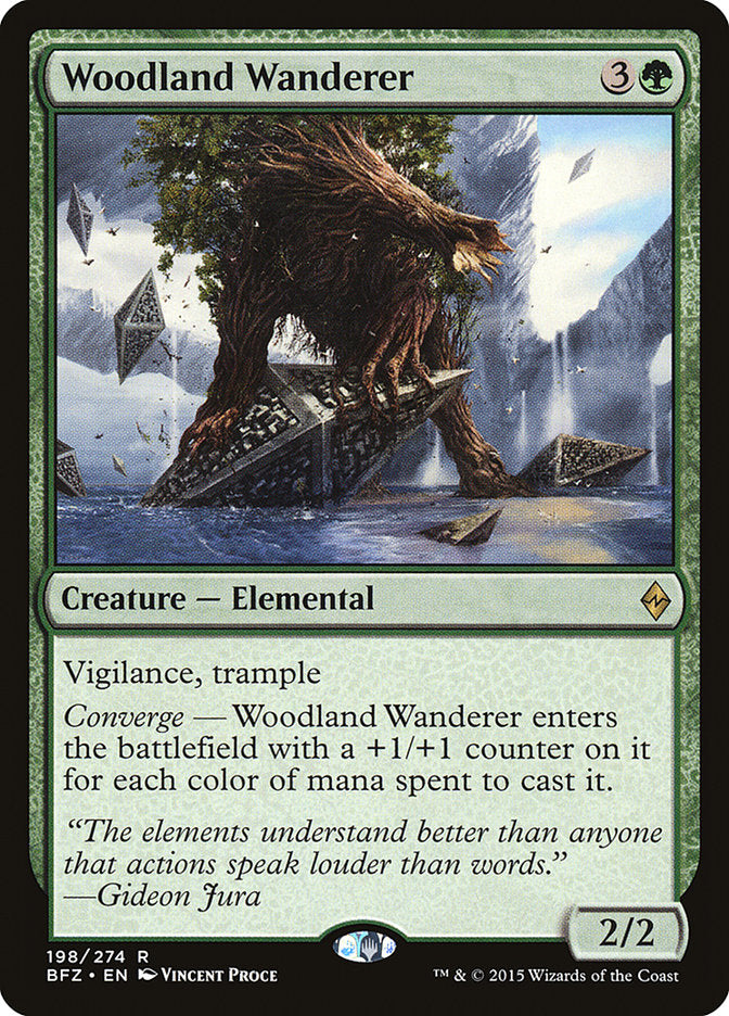 Woodland Wanderer 198/274 (Battle for Zendikar)  | Chromatic Games