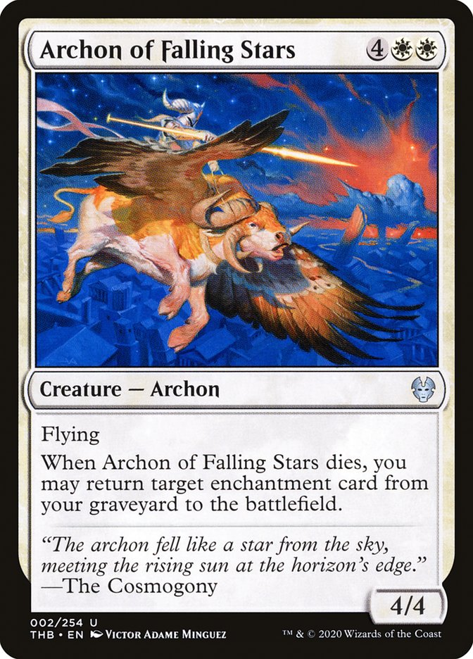 Archon of Falling Stars 2/254 (Theros Beyond Death)  - Foil | Chromatic Games