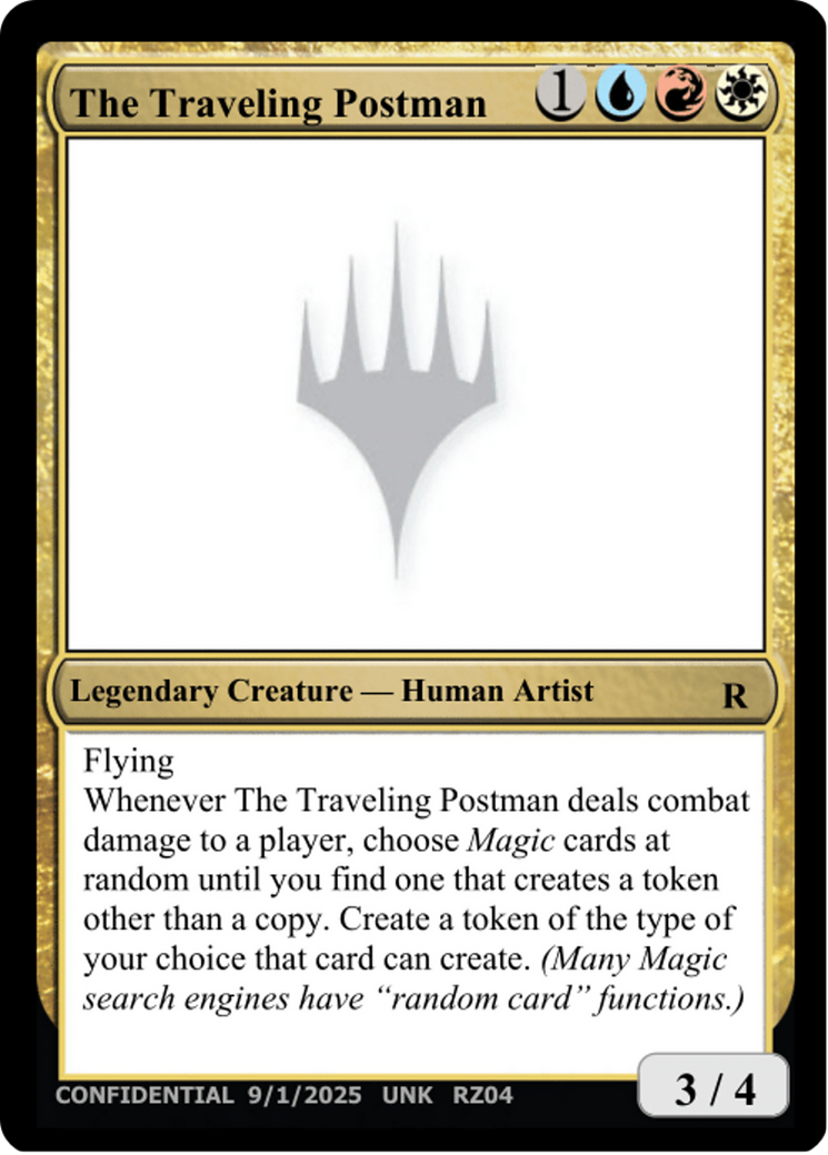 The Traveling Postman [Unknown Event] | Chromatic Games
