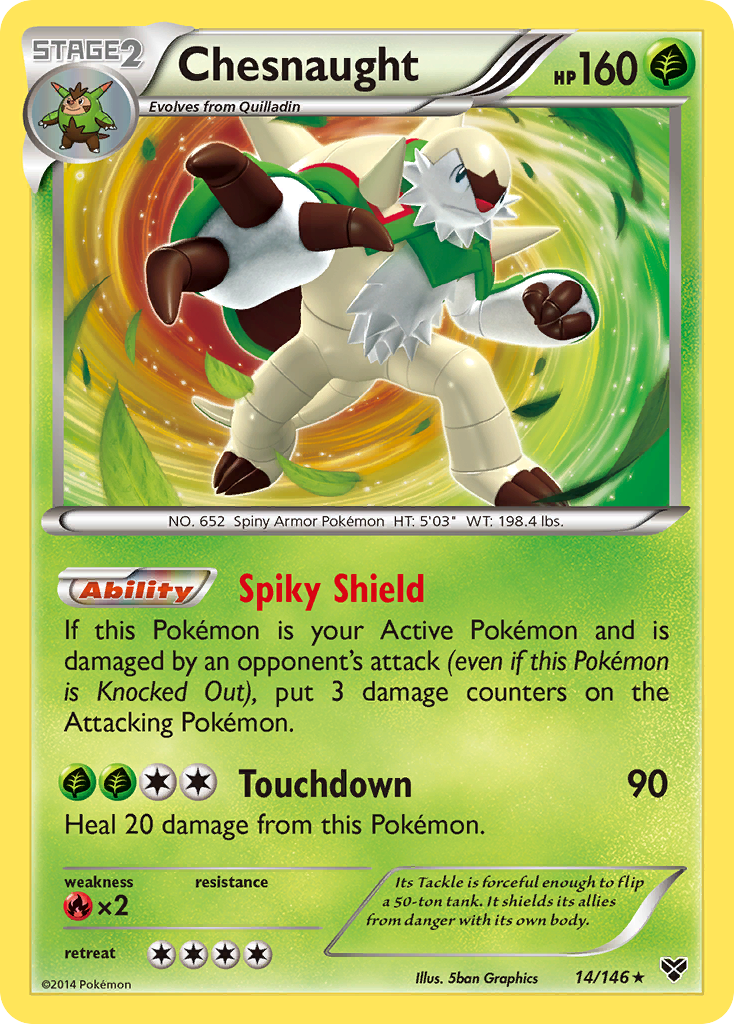 Chesnaught (14/146) [XY: Base Set] | Chromatic Games