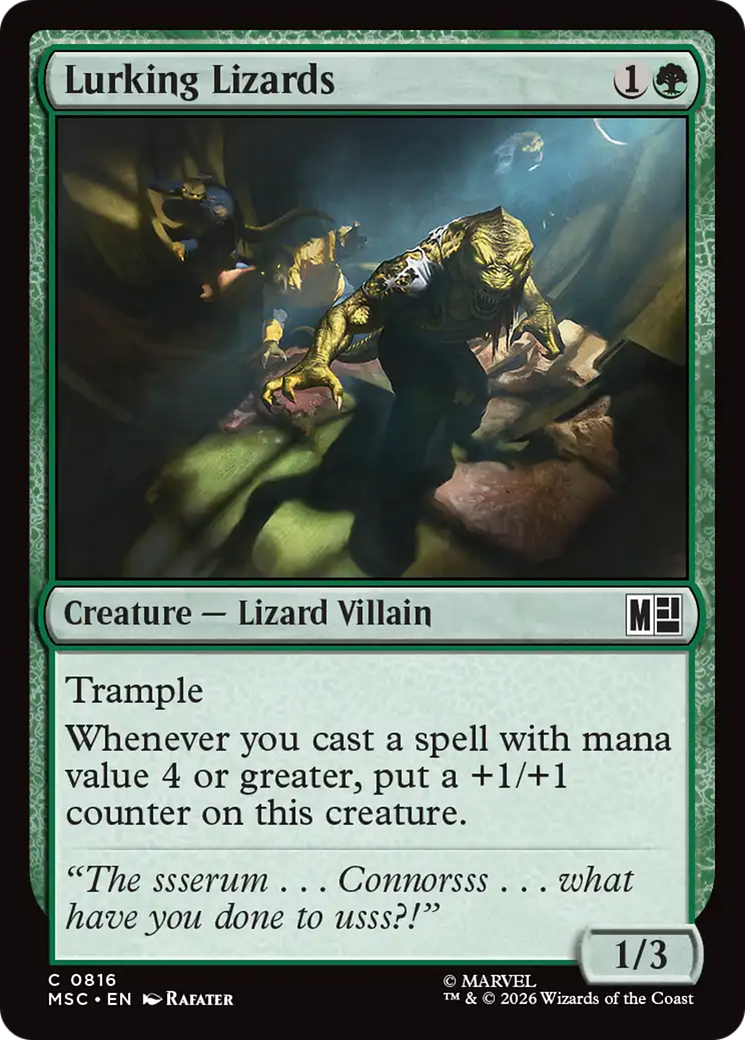 Lurking Lizards [Marvel Super Heroes Commander] | Chromatic Games