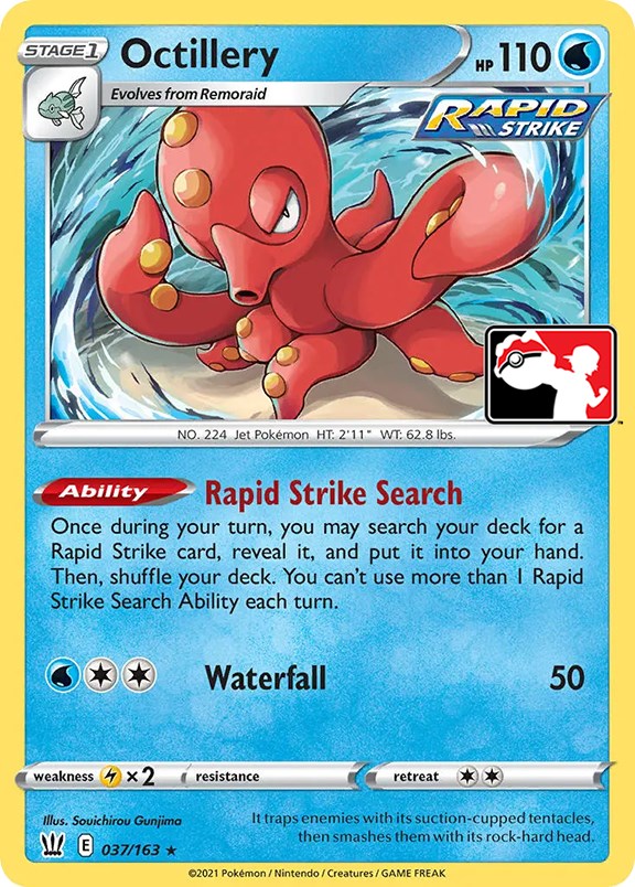 Octillery (037/163) [Prize Pack Series One] | Chromatic Games