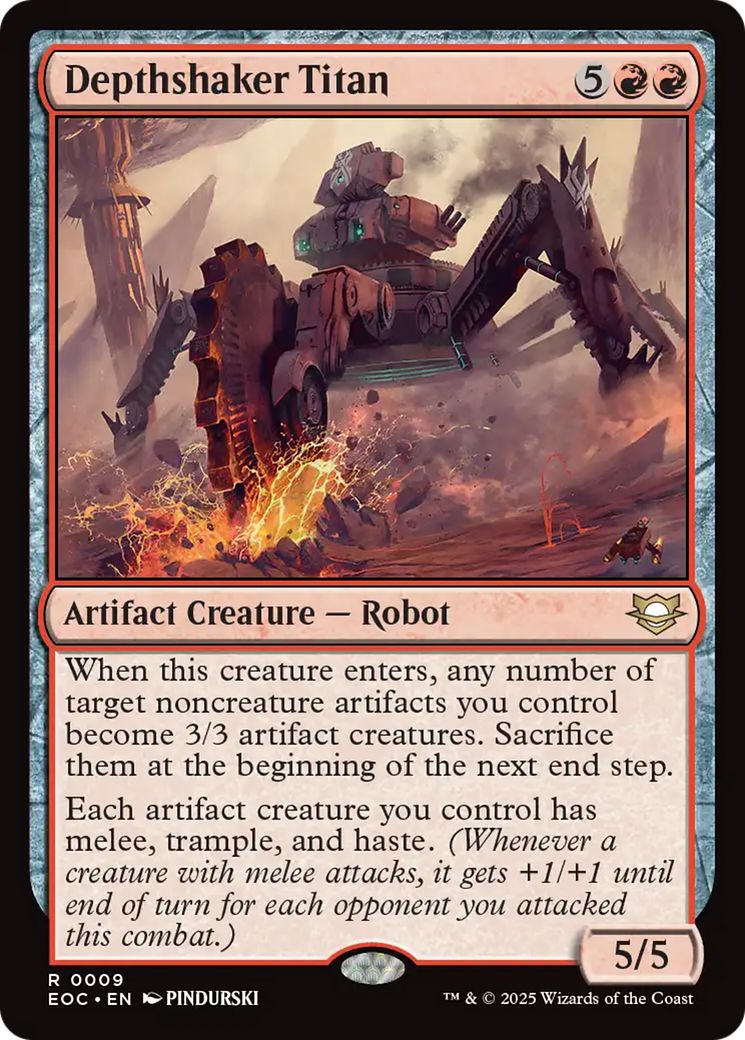 Depthshaker Titan [Edge of Eternities Commander] | Chromatic Games
