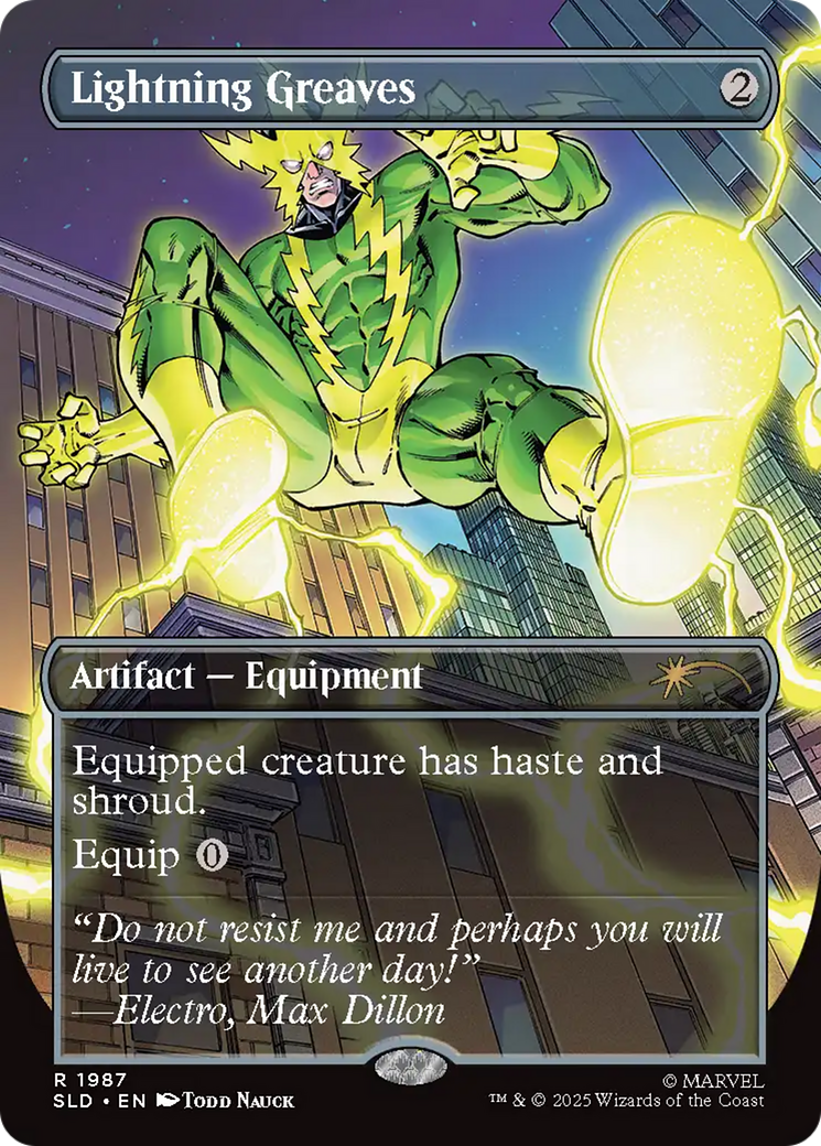 Lightning Greaves (1987) (Rainbow Foil) [Secret Lair Drop Series] | Chromatic Games